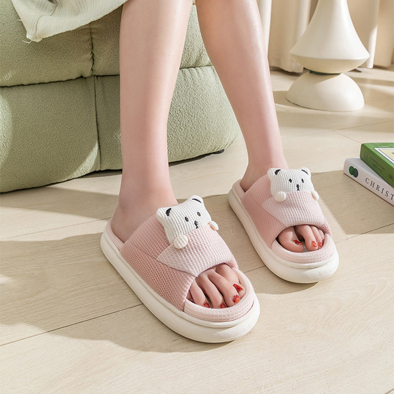 Cute Comfortable Bear Slippers