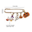 Halloween Funny Pumpkin Brooch