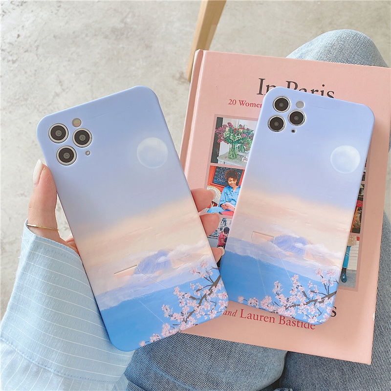 Cherry Blossom Landscape Phone Case