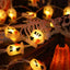 Cadena de luces con forma de calabaza para Halloween