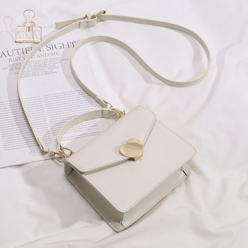 Heart Lock Crossbody Bag