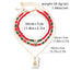 Beaded Women's Christmas Necklace