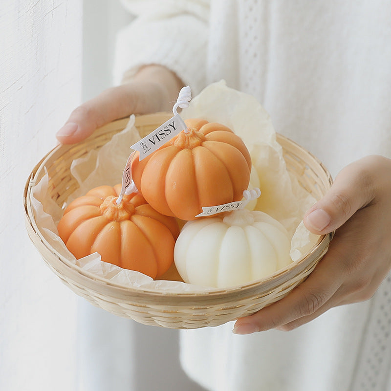 Velas de calabaza de Halloween