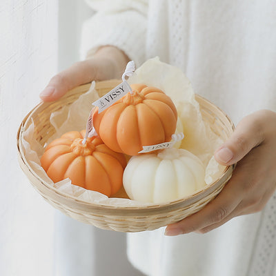 Halloween Pumpkin Candles