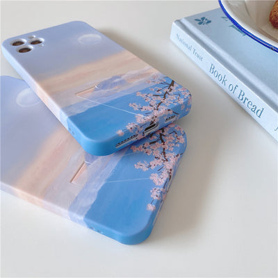 Cherry Blossom Landscape Phone Case