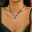 Beaded Women's Christmas Necklace