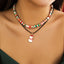 Beaded Women's Christmas Necklace