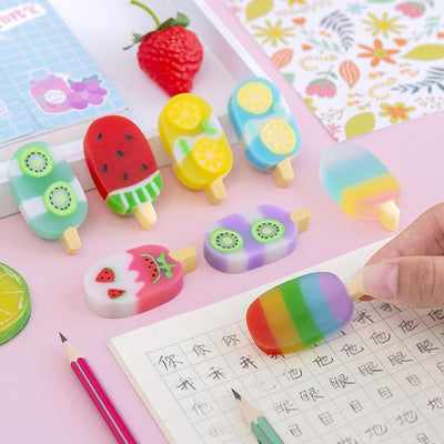 Summer Ice Cream Eraser Set