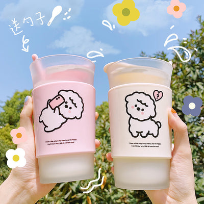 Cute Alpaca Straw Cup