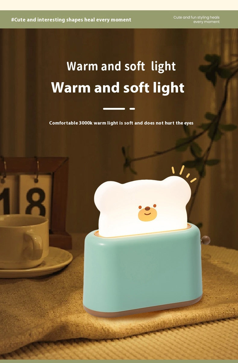 Cute Bear Toast Lamp