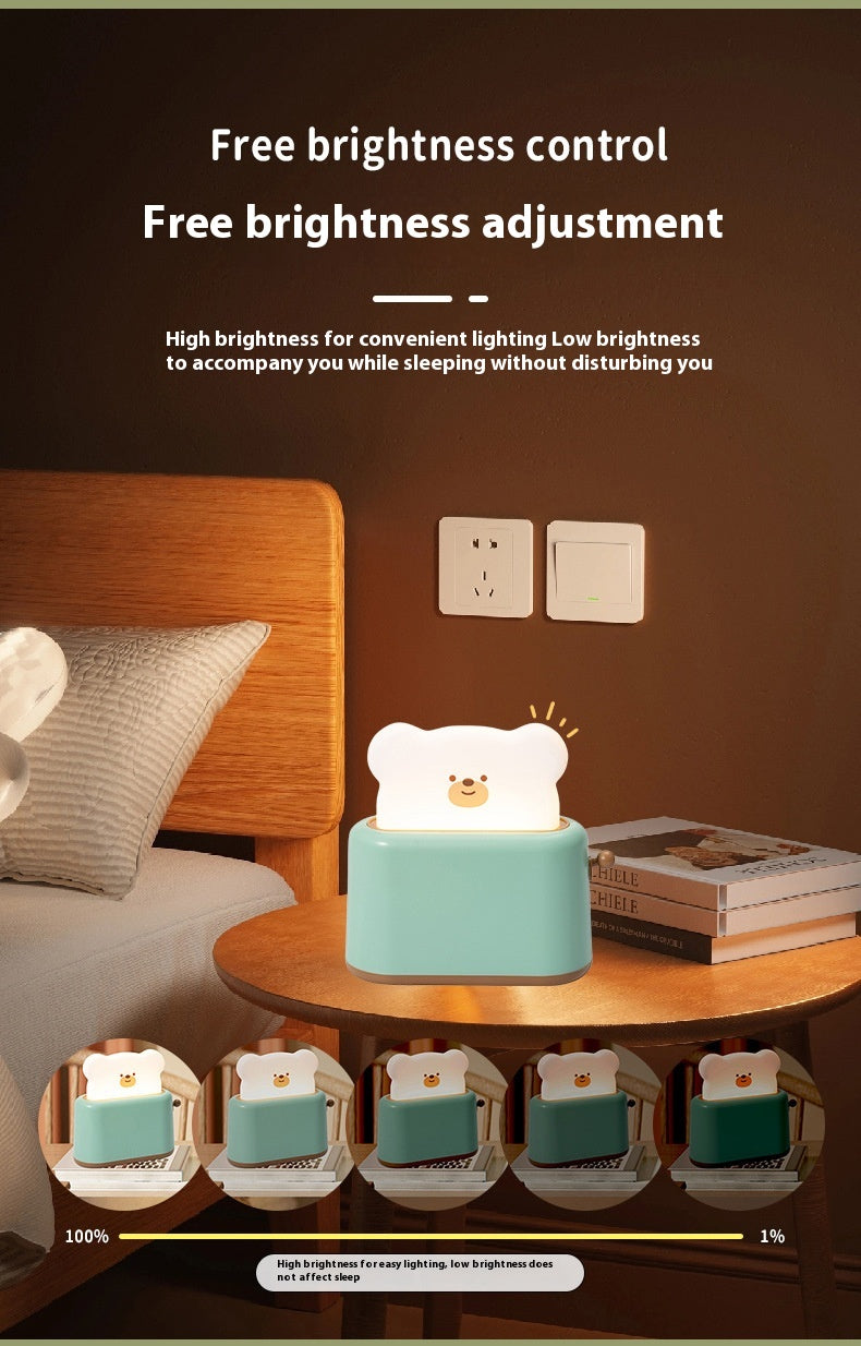 Cute Bear Toast Lamp