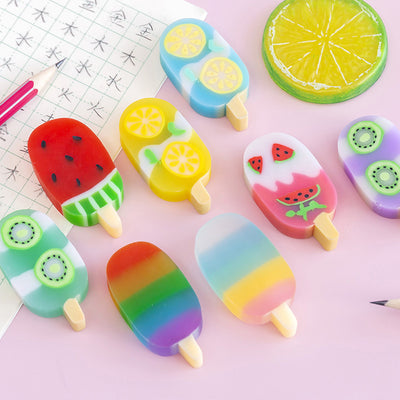 Summer Ice Cream Eraser Set