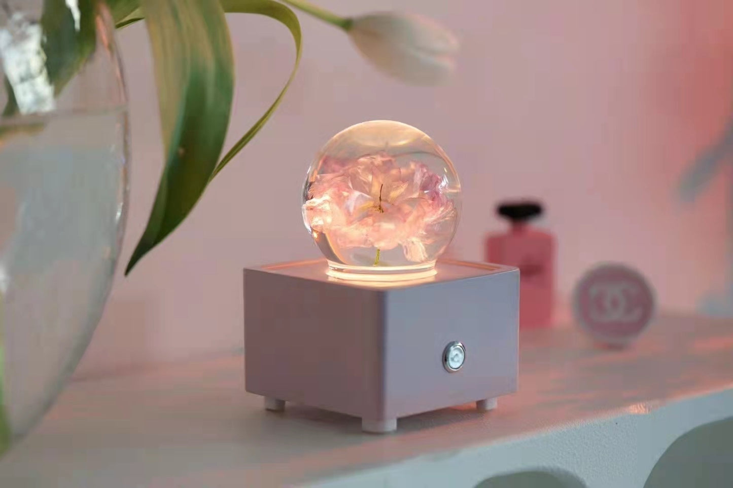 Crystal Ball Cherry Blossom Speaker