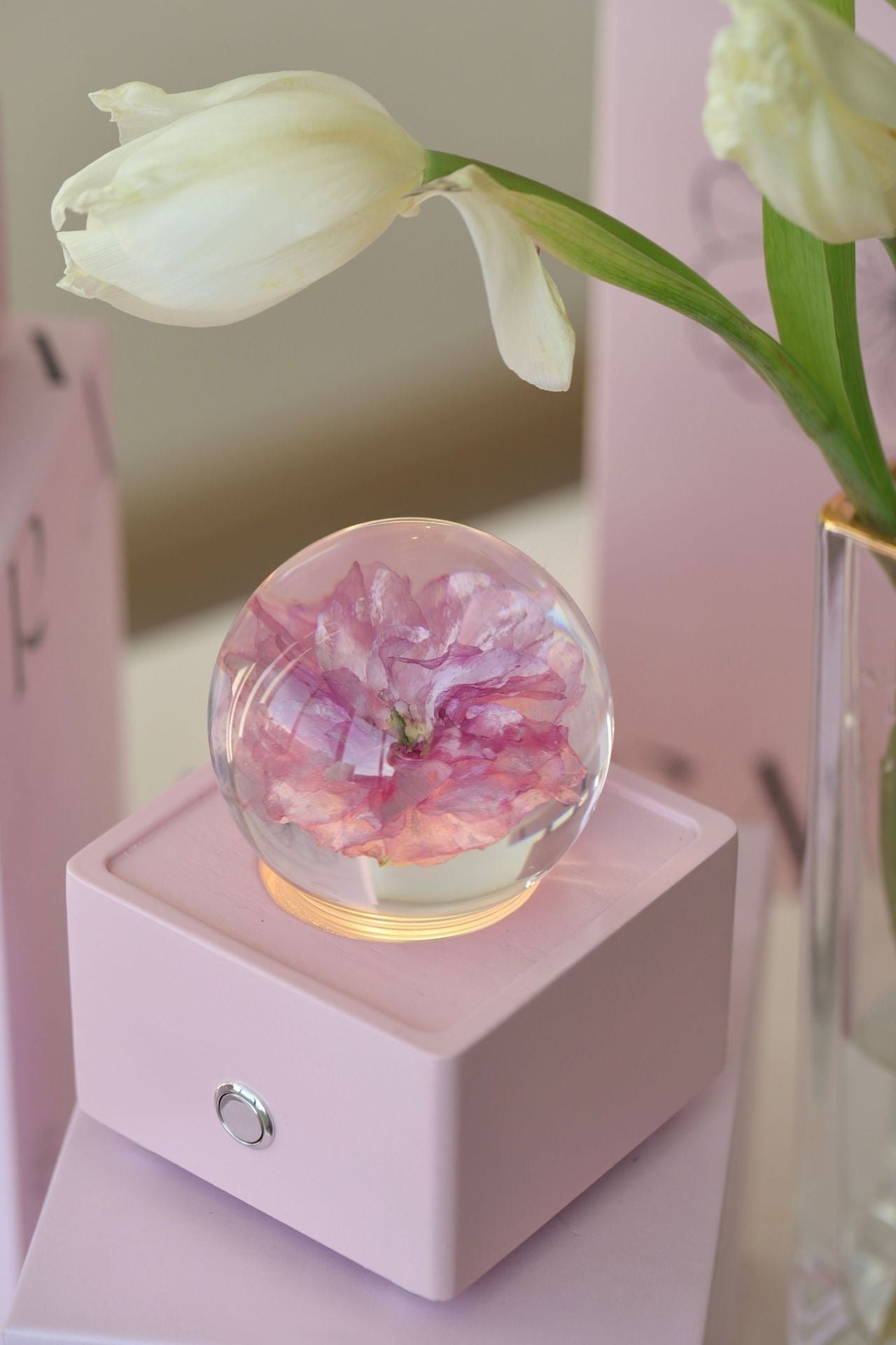 Crystal Ball Cherry Blossom Speaker