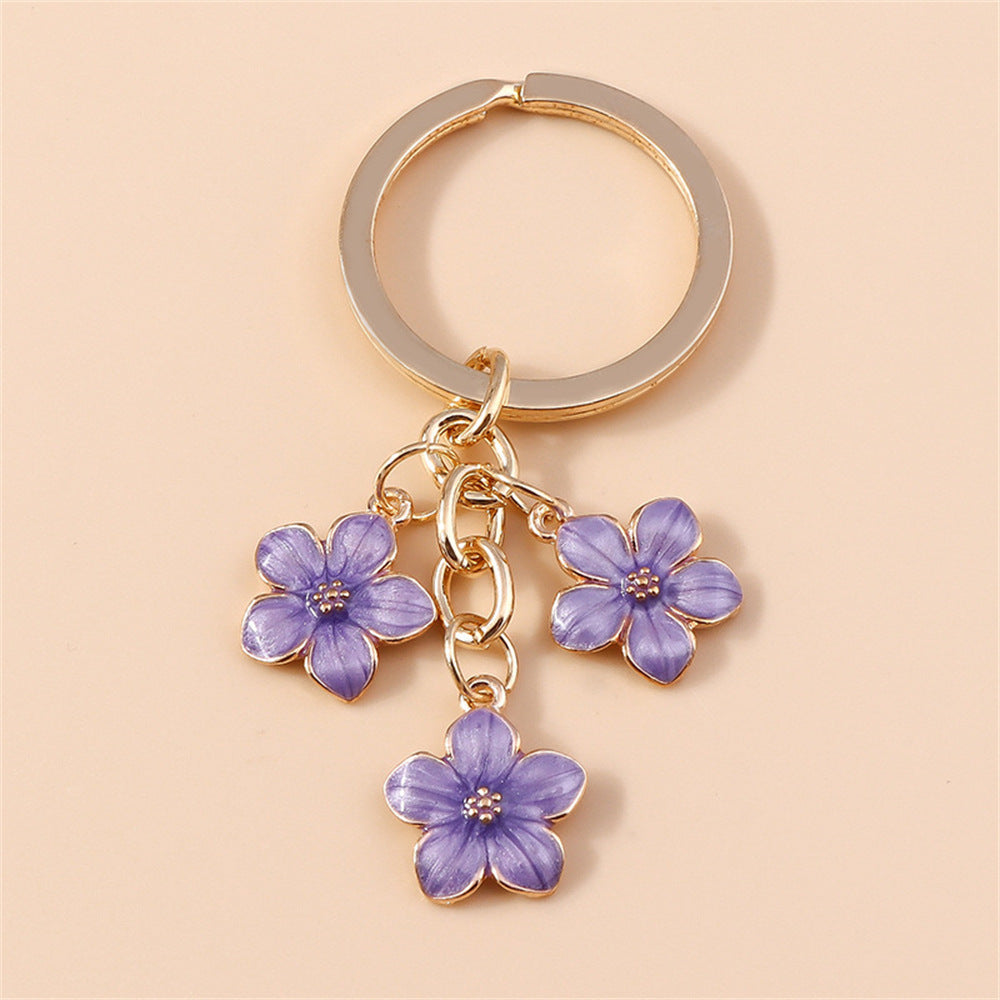 Sweet Cherry Blossom Keychain