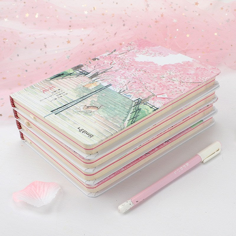 Lovely Cherry Blossom Ample Notebook