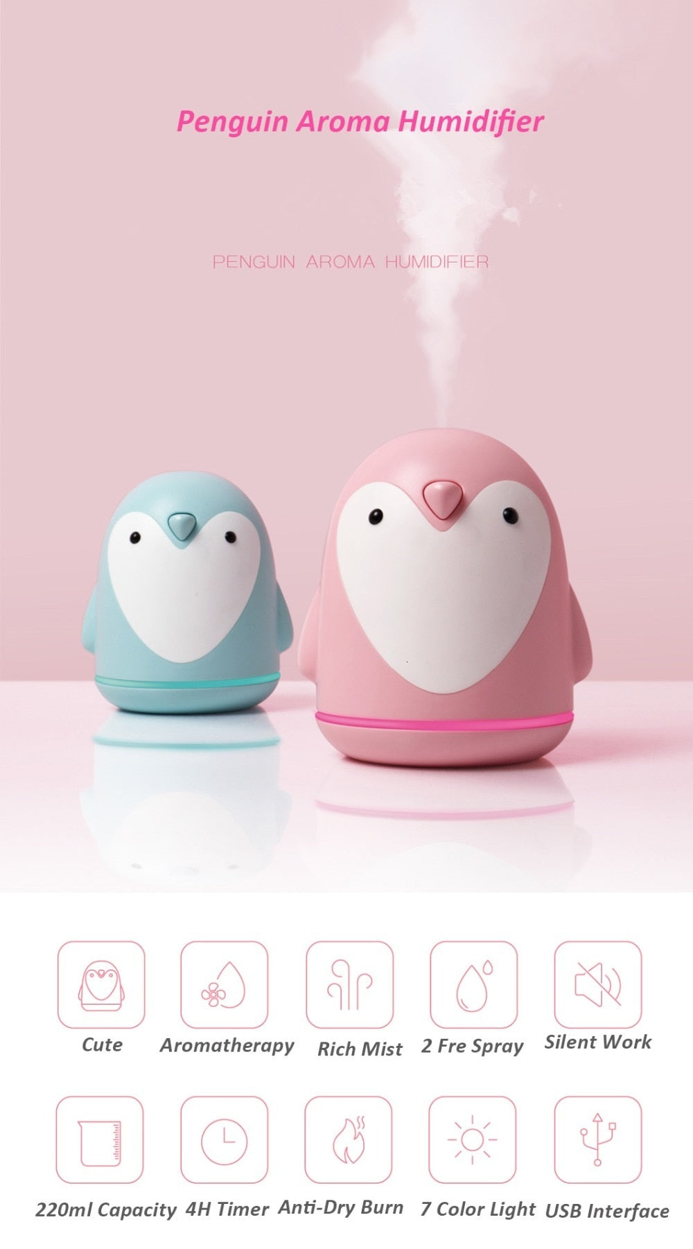 Adorable Penguin Humidifier