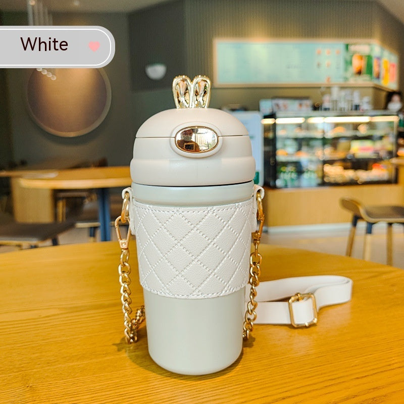 Stainless Steel Elegant Crossbody Cup