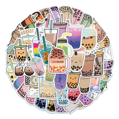 milk tea sticker