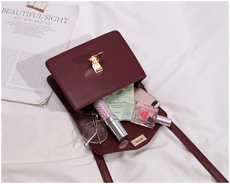 Heart Lock Crossbody Bag