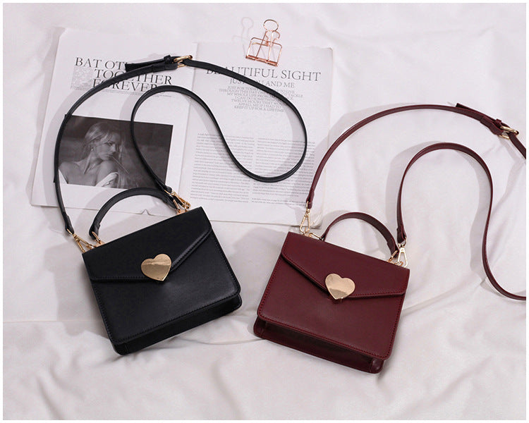 Heart Lock Crossbody Bag