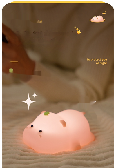 Hippo Silicone Night Lamp