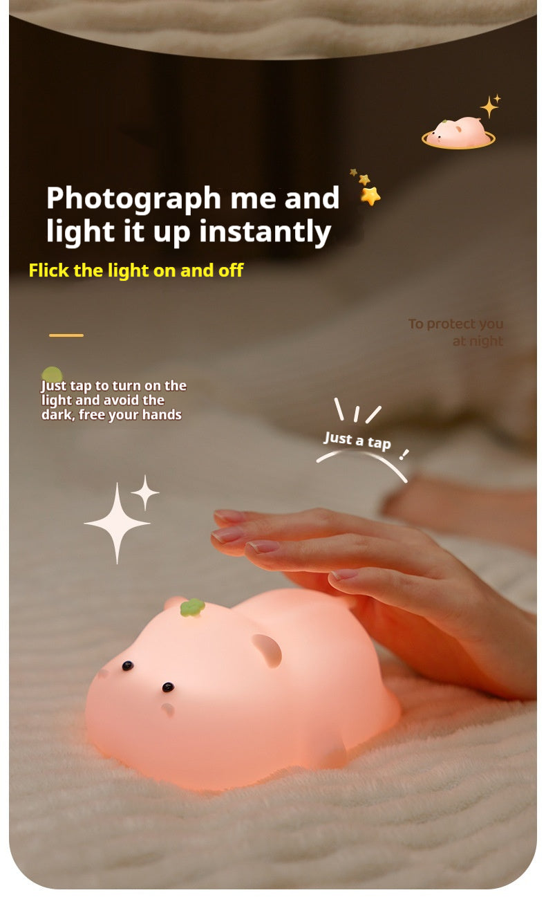 Hippo Silicone Night Lamp