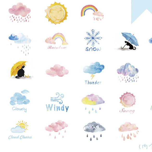 weather stickers