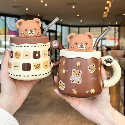 Large Capacity Bear Mug