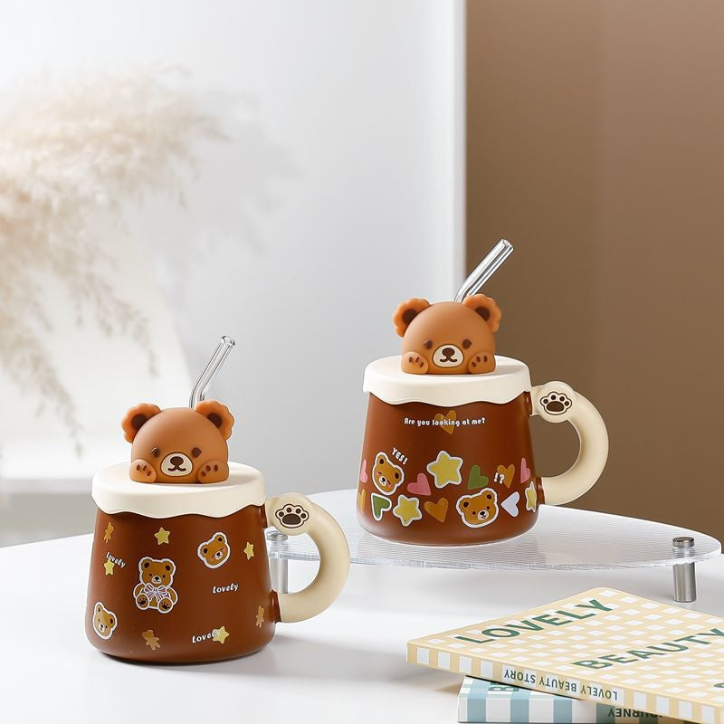 Large Capacity Bear Mug