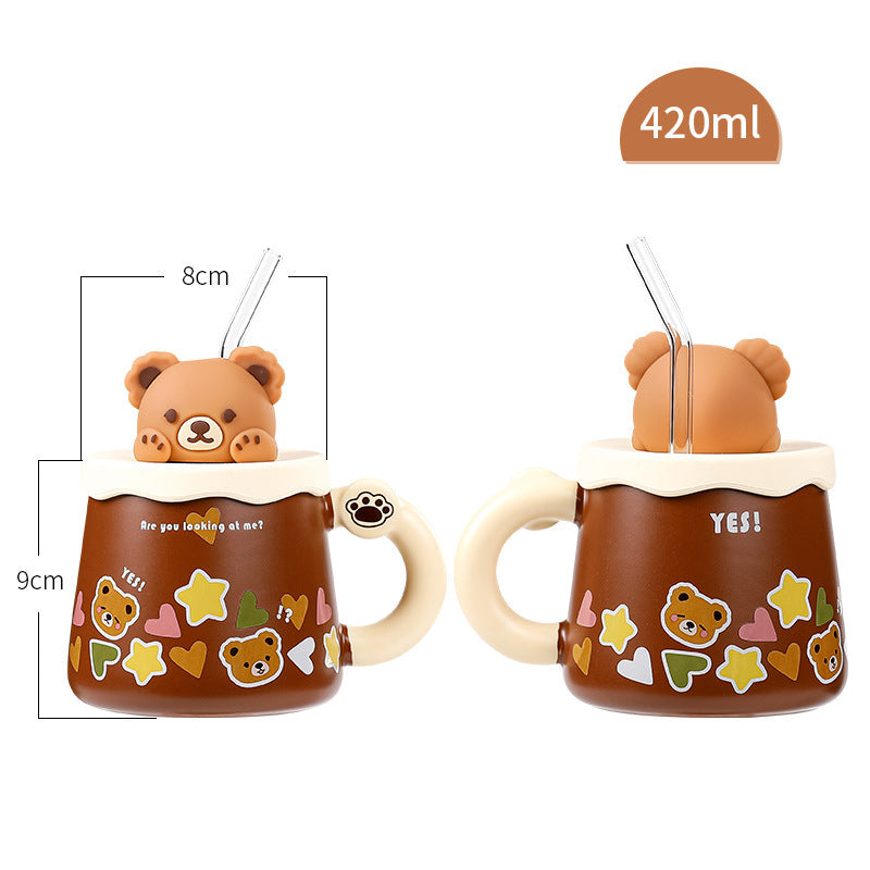 Large Capacity Bear Mug