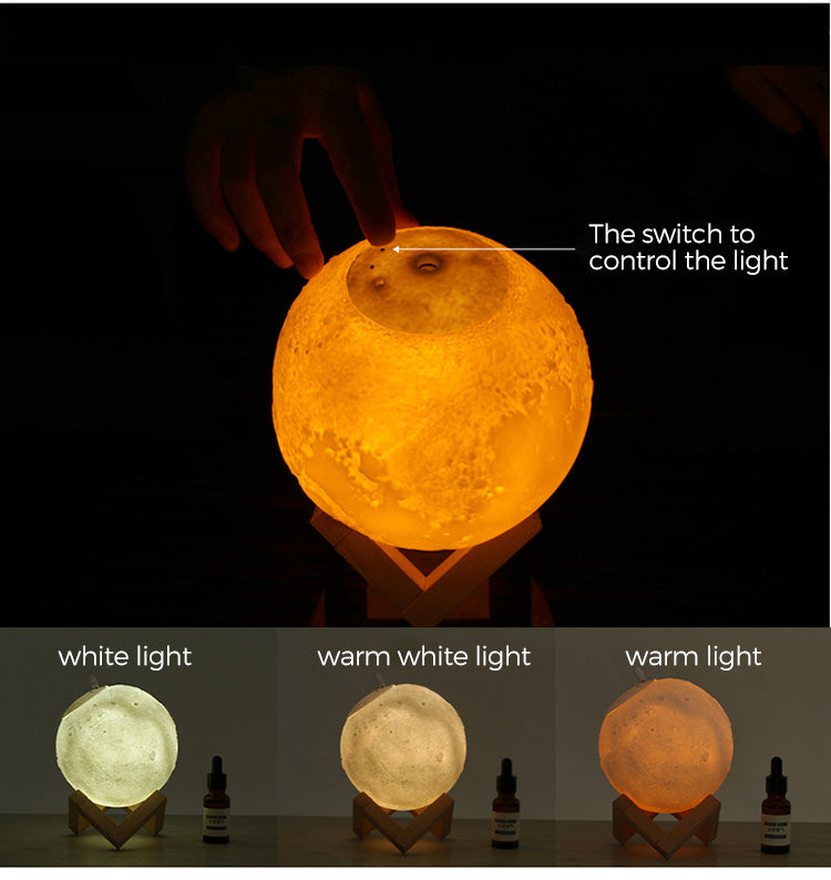 Moon Night Lamp Humidifier