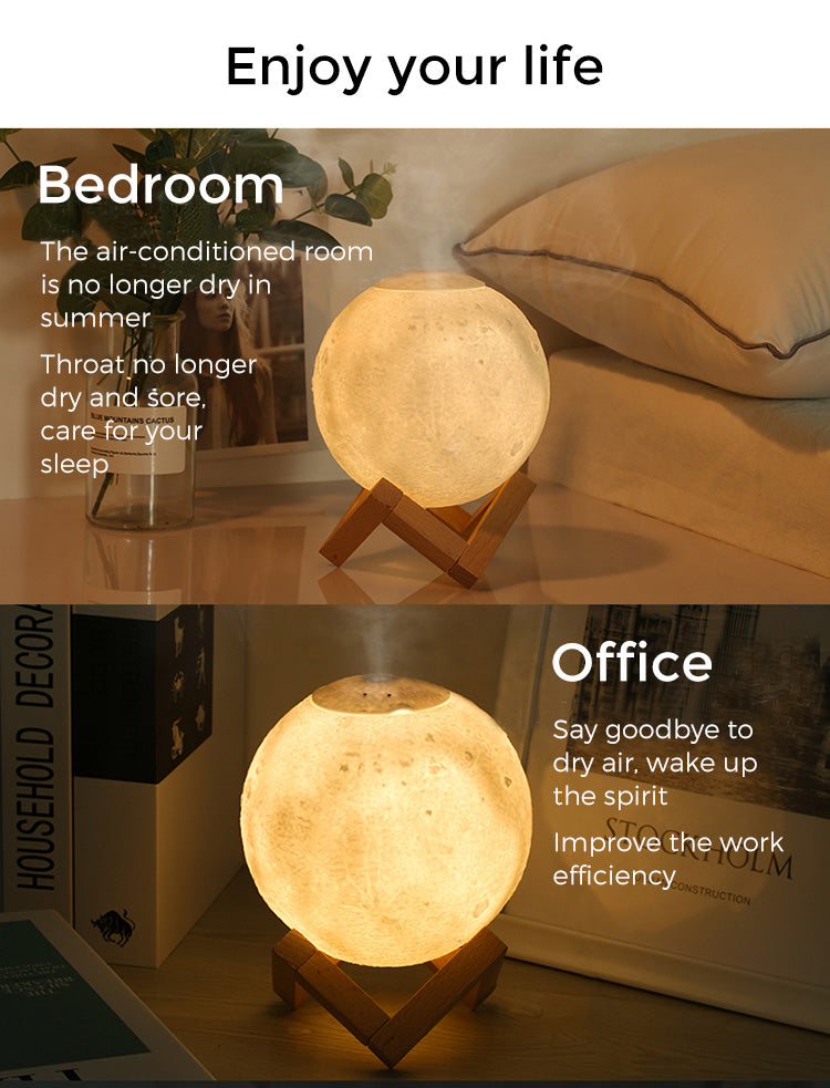 Moon Night Lamp Humidifier