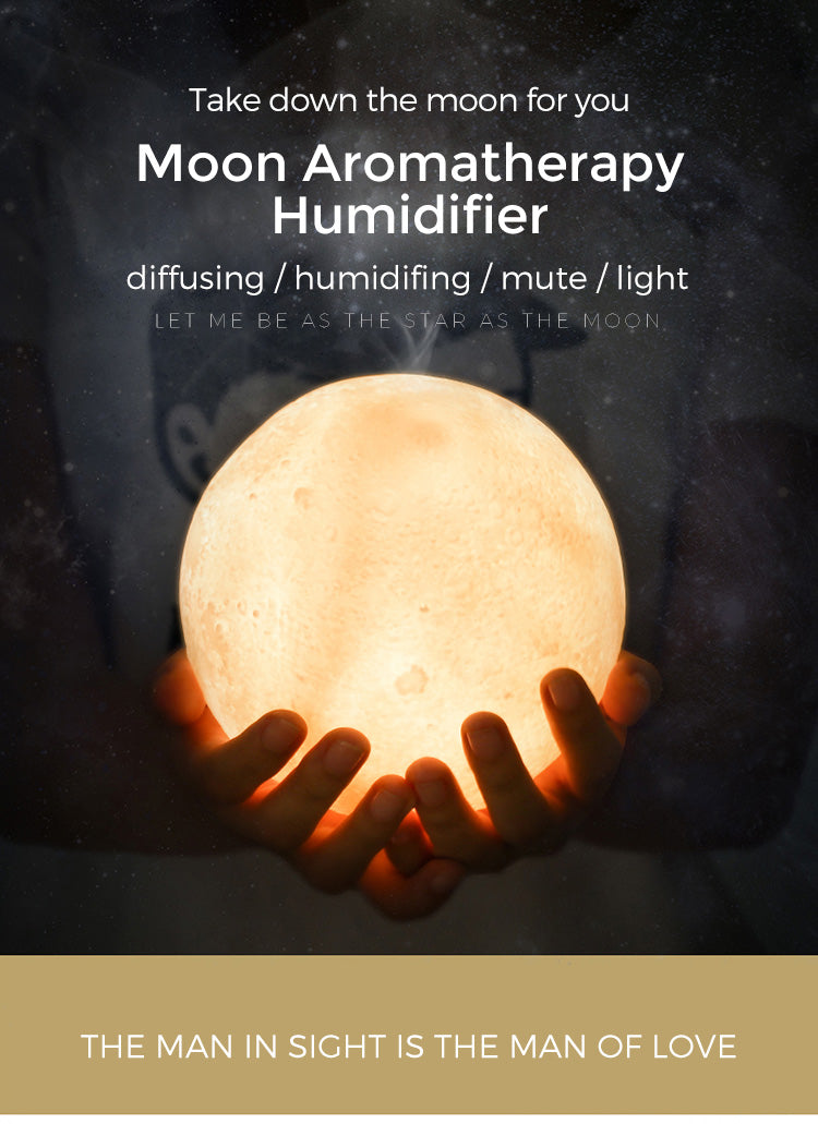 Moon Night Lamp Humidifier