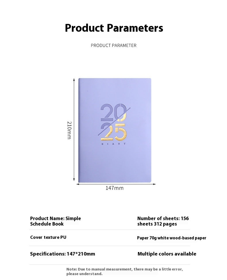 Soft Leather 2025 Planner