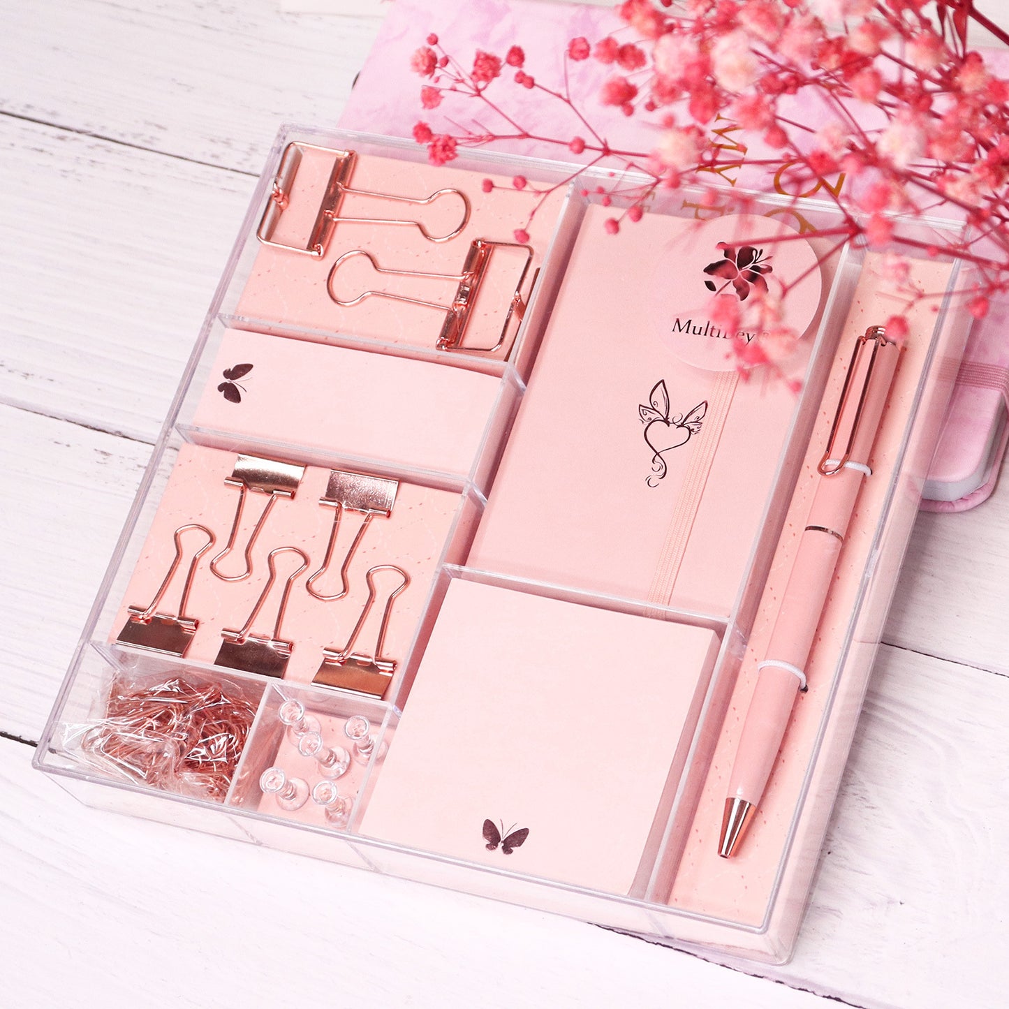 Rose Gold Stationery Gift Box