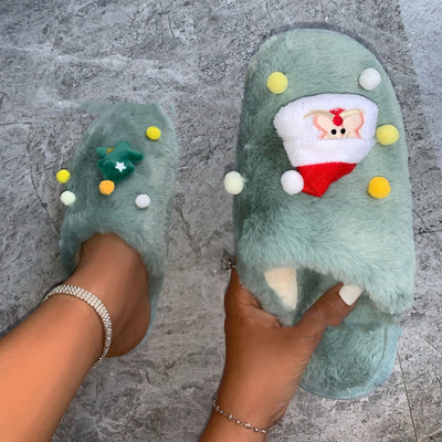 Christmas Cute Santa Slippers