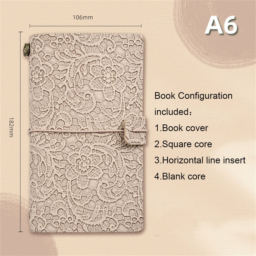 Lace Carved Vintage Notebook